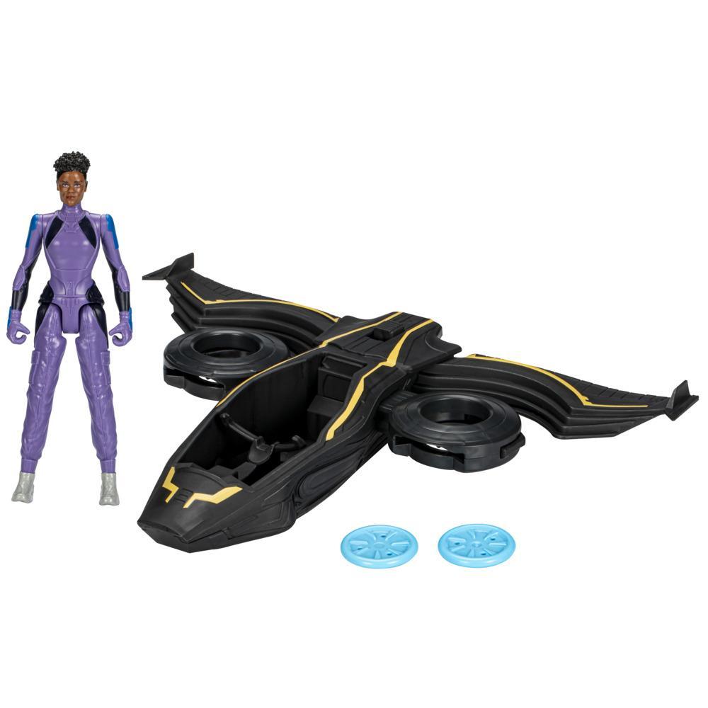 Marvel Black Panther Wakanda Forever: Vibranium Blast Sunbird Con Shuri Figura De Accion