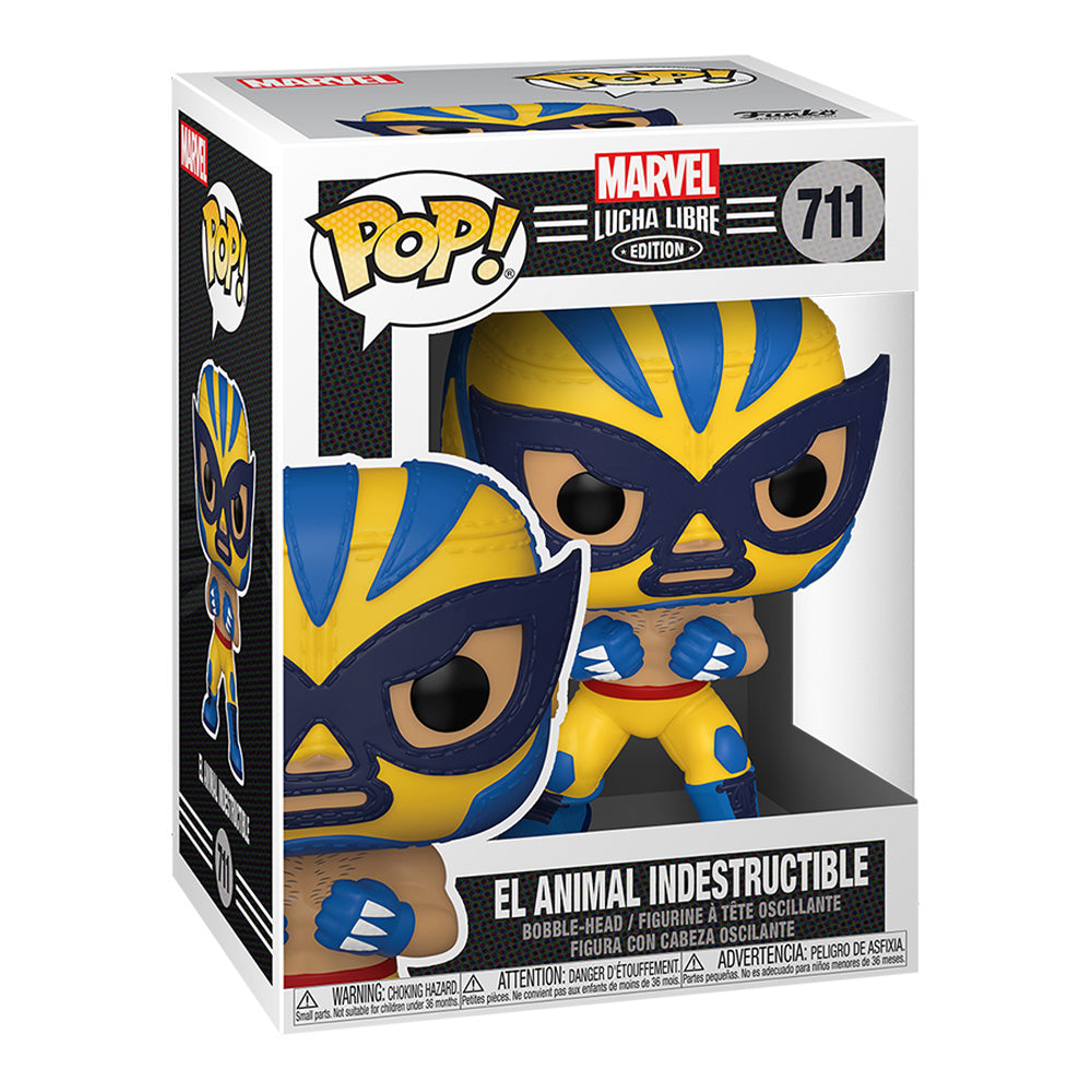 Funko Pop Marvel: Luchadores - Wolverine El Animal Indestructible