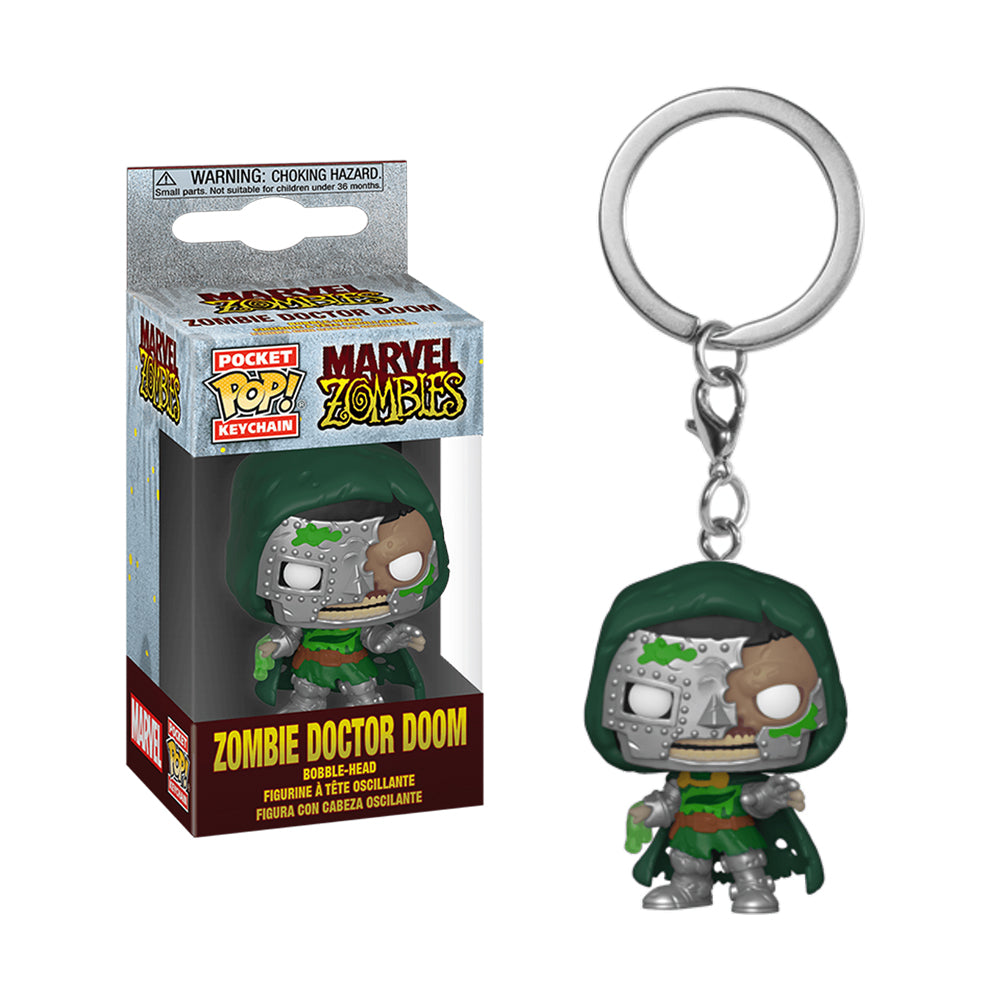 Funko Pop Keychain: Marvel Zombies - Dr Doom Llavero