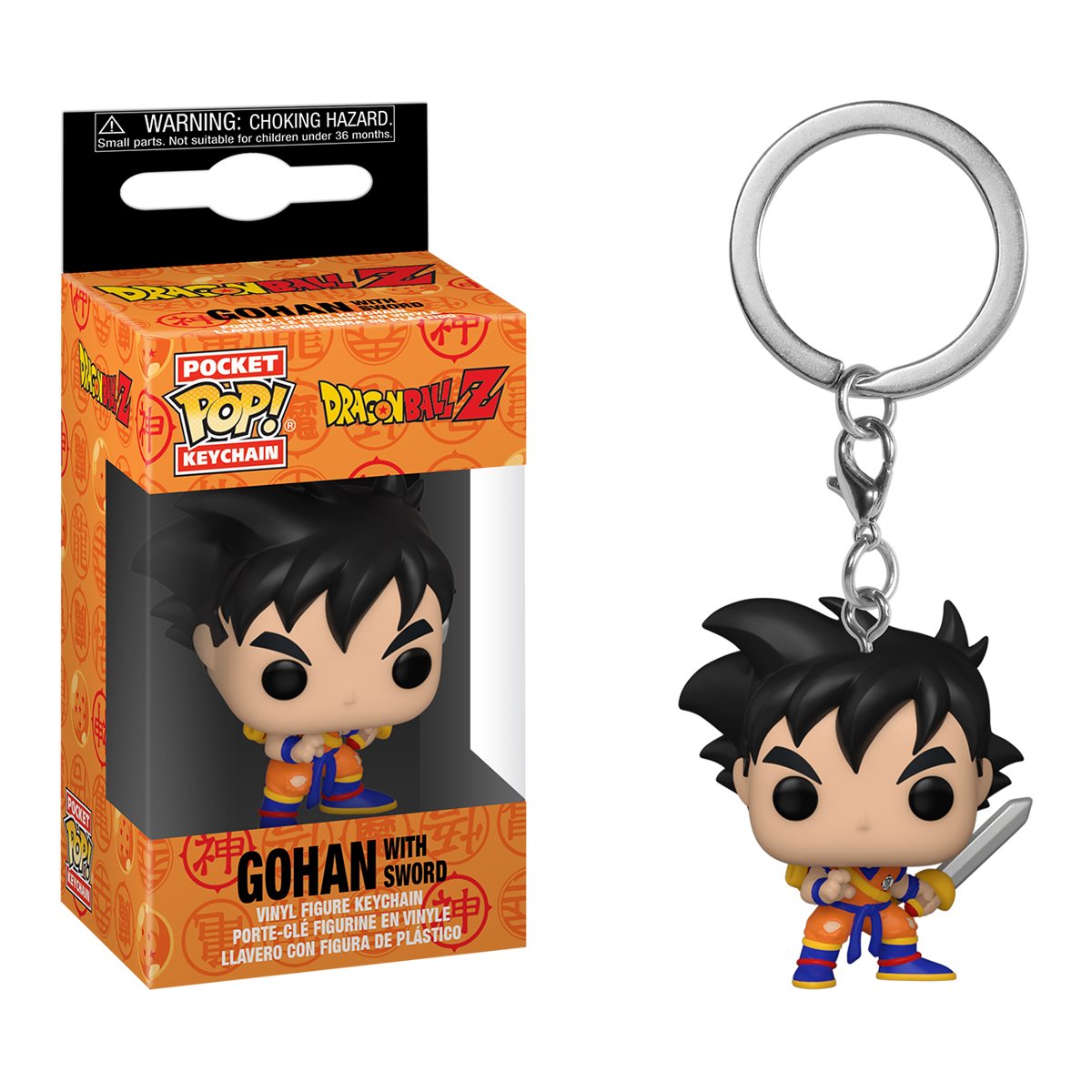 Funko Pop Keychain: Dragon Ball Z - Gohan con Espada Z Llavero