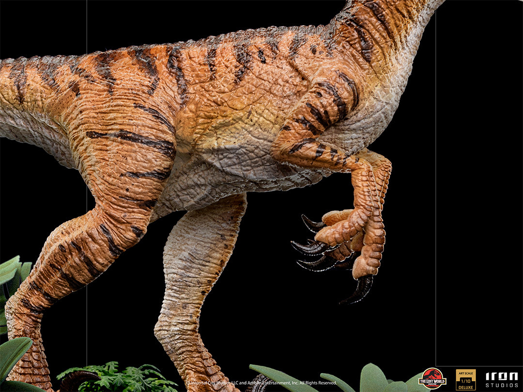 IRON Studios: Jurassic Park El Mundo Perdido - Velociraptor Deluxe Escala de Arte 1/10