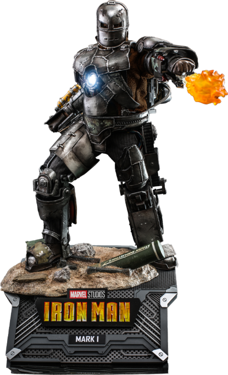 Hot Toys Movie Masterpiece Diecast: Marvel Iron Man - Iron Man Mark I Escala 1/6