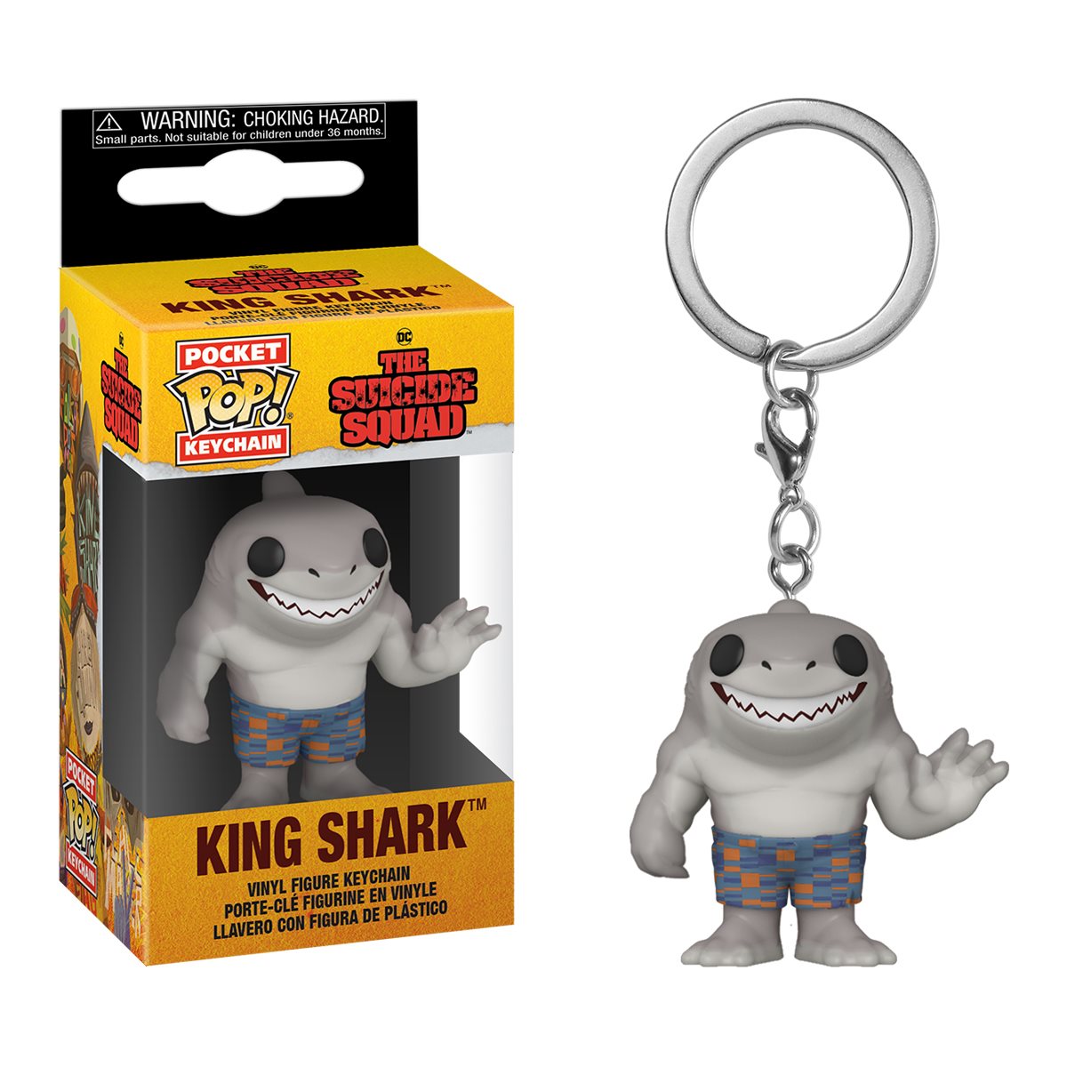 Funko Pop Keychain: Suicide Squad 2 - King Shark Llavero