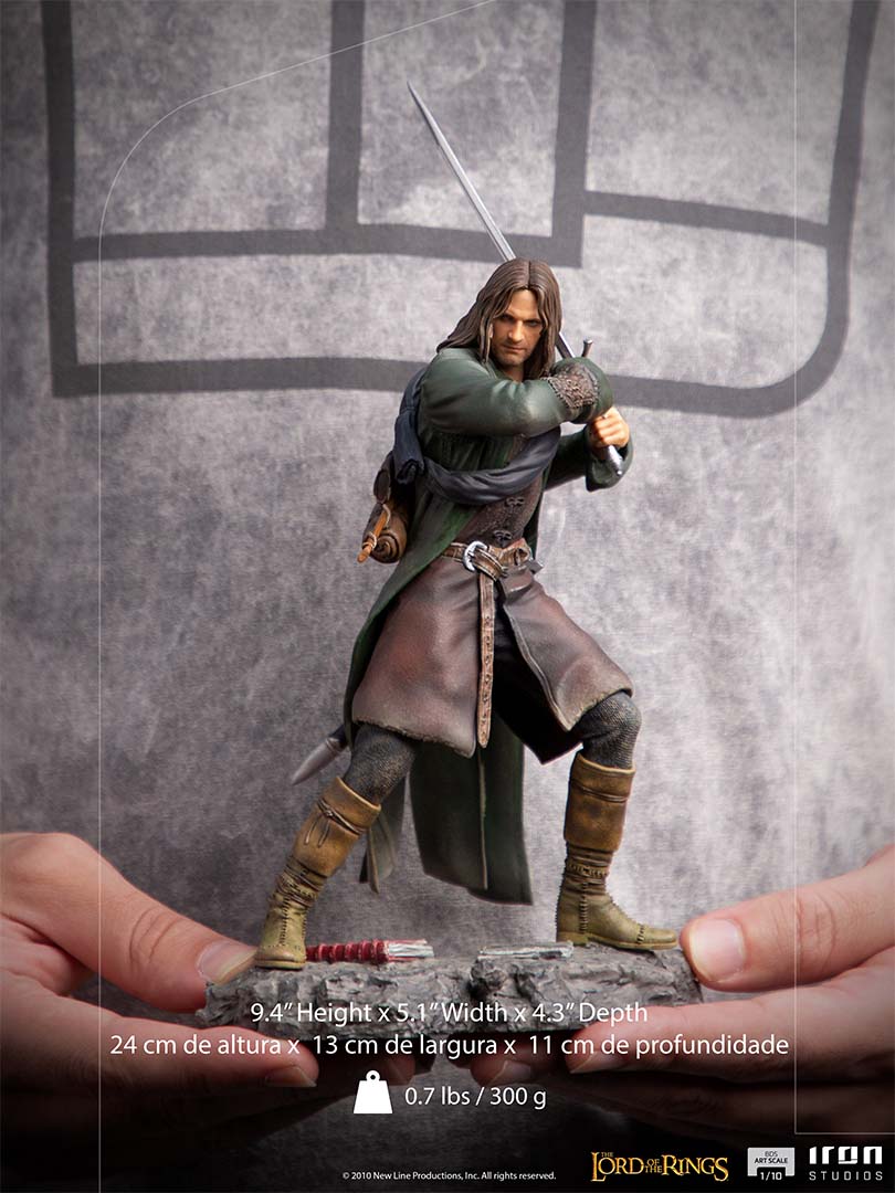 IRON Studios: Señor de los Anillos - Aragorn BDS Escala de Arte 1/10