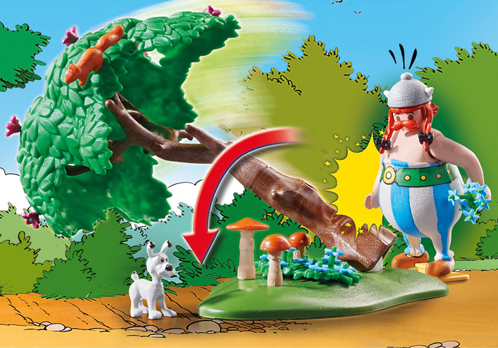 Playmobil Asterix: La Caza Del Jabali y Su √Årbol 71160 — Distrito Max