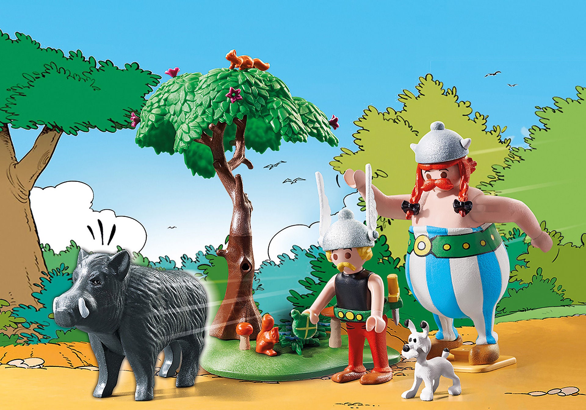 Playmobil Asterix: La Caza Del Jabali y Su √Årbol 71160 — Distrito Max