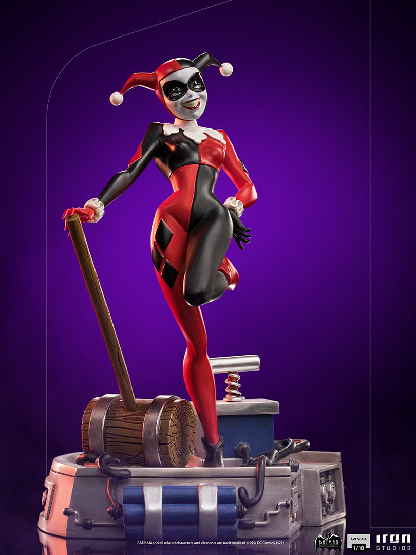 IRON Studios: Batman La Serie Animada - Harley Quinn Escala de Arte 1/10