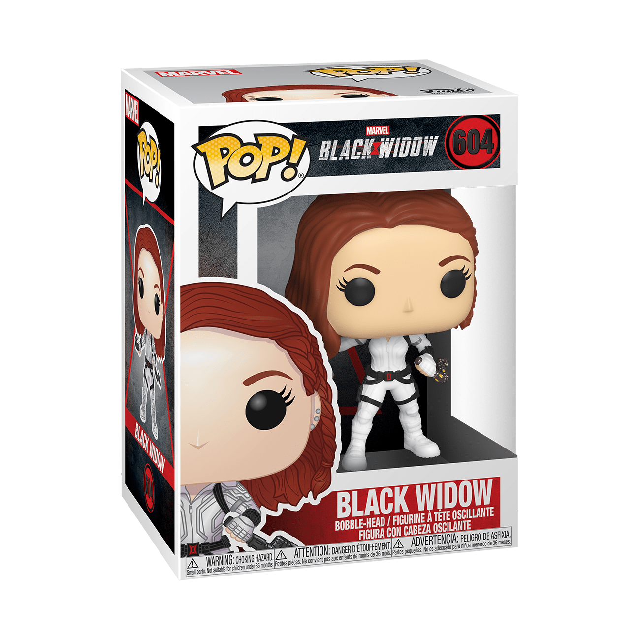 Funko Pop Marvel: Black Widow - Viuda Negra traje blanco