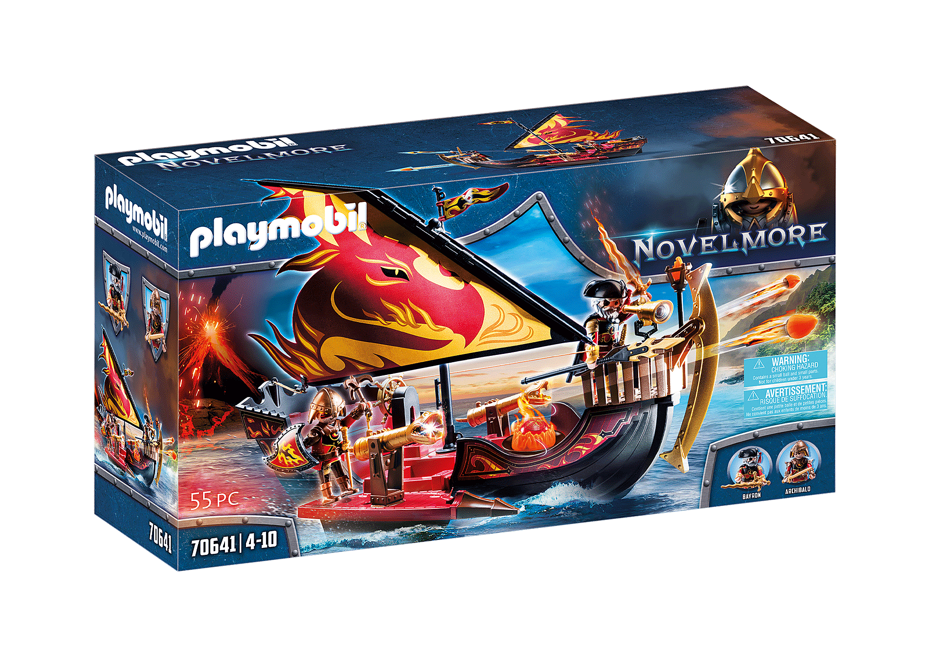 Playmobil Novelmore: Barco Bandidos de Burnham 70641