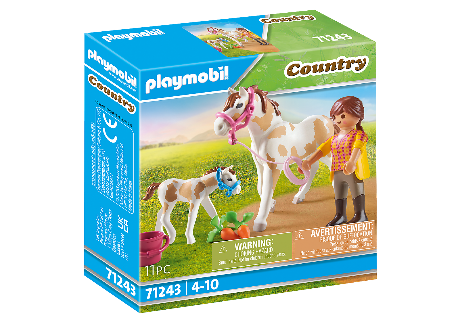 Playmobil Country: Caballo Con Potro 71243