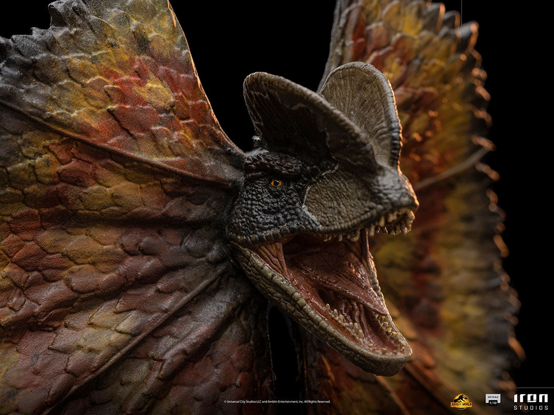 IRON Studios: Jurassic World - Dilophosaurus Escala de Arte 1/10