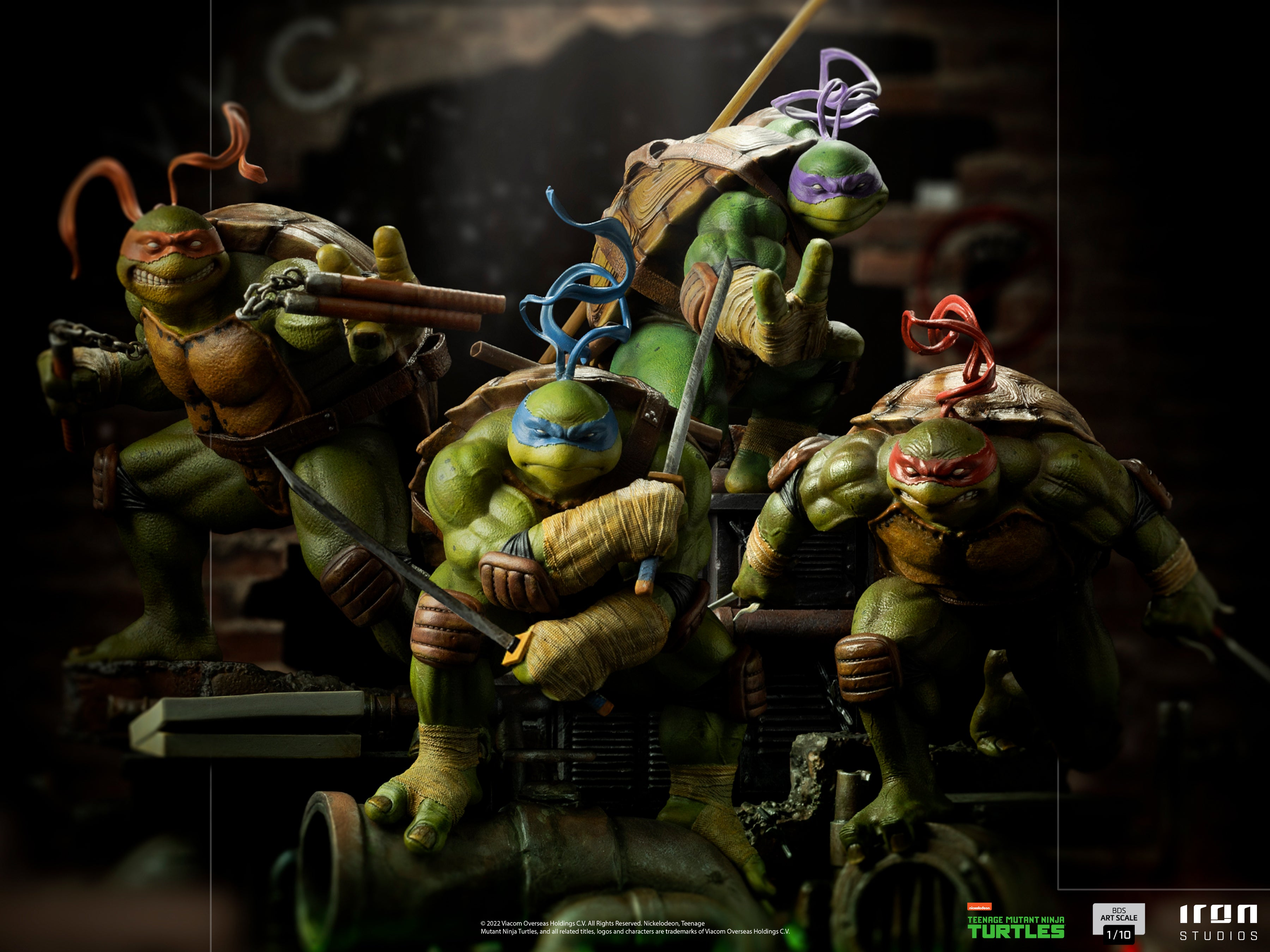 IRON Studios: Tortugas Ninja Adolescentes Mutantes - Donatello