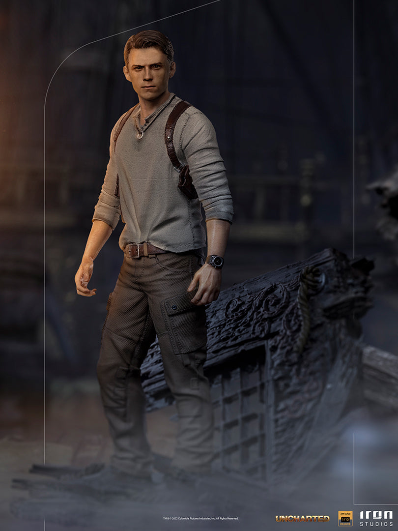 IRON Studios: Uncharted - Nathan Drake Deluxe Escala de Arte 1/10