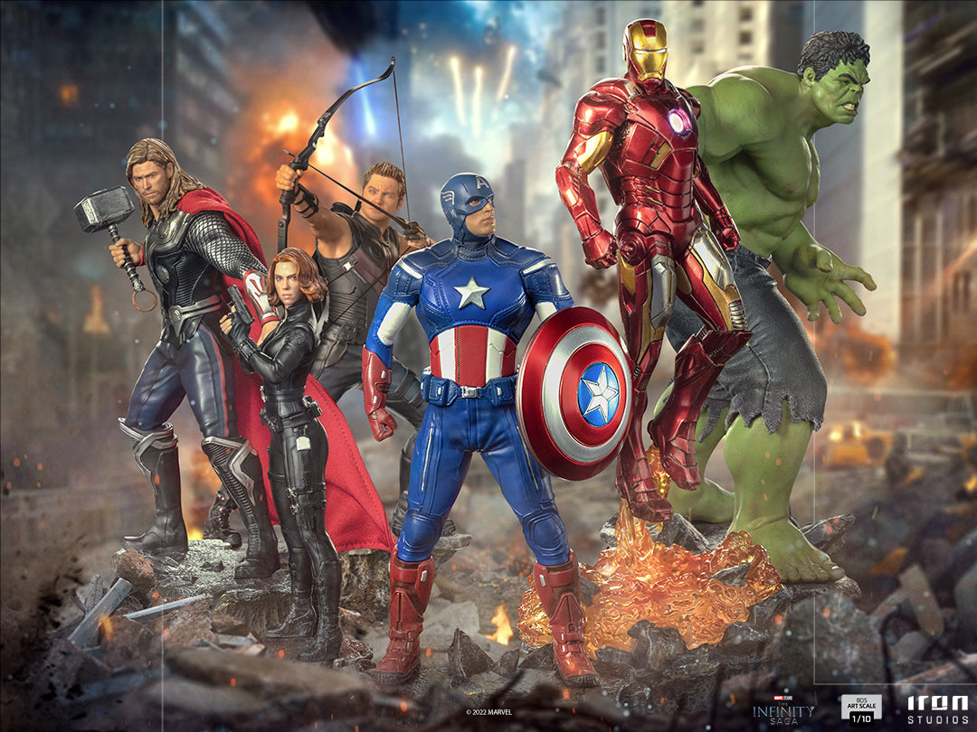 IRON Studios: Marvel The Infinity Saga - Hulk Batalla de Nueva York BDS Escala de Arte 1/10