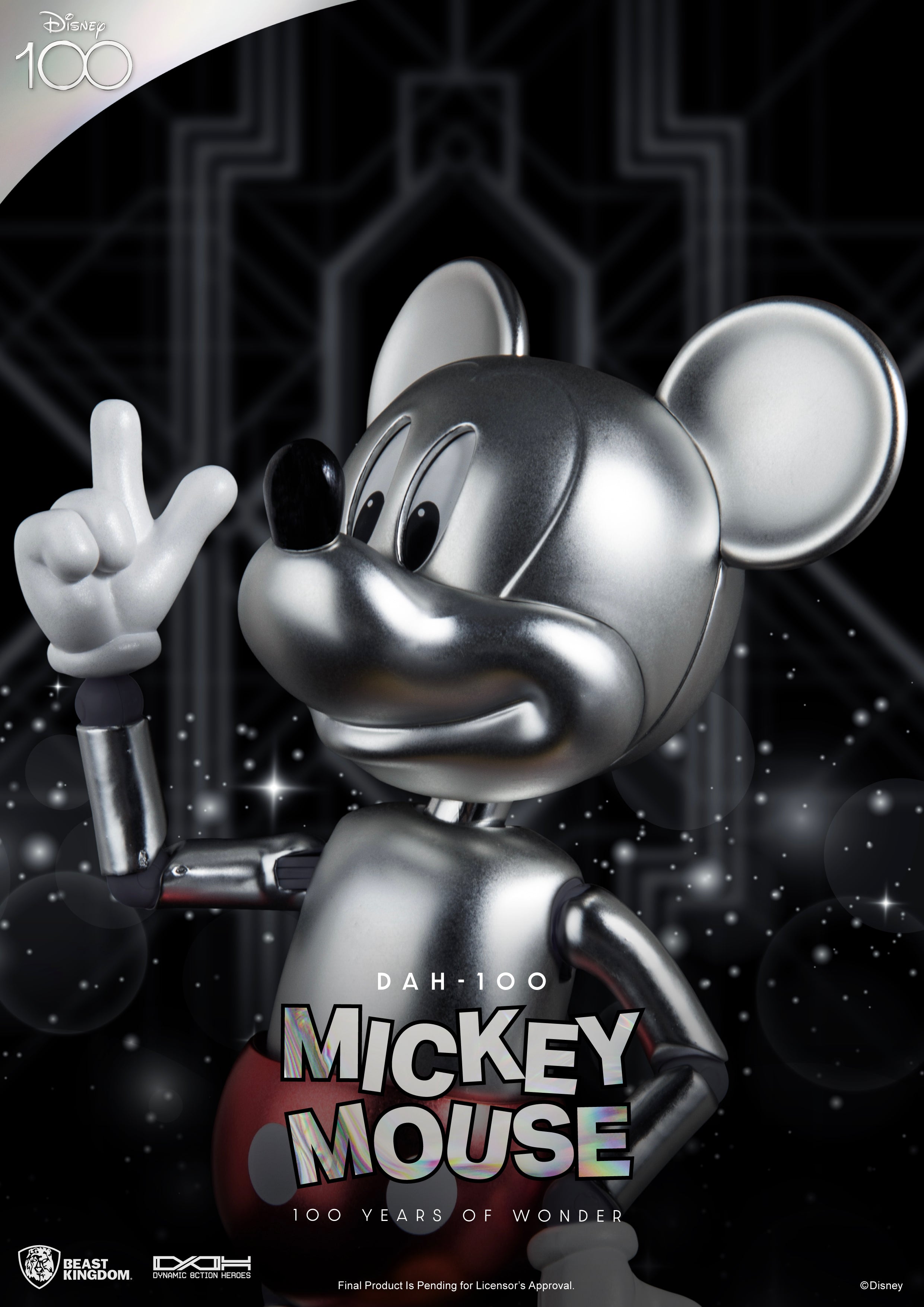 Beast Kingdom Dynamic Action Heroes: Disney 100 Aniversario - Mickey Mouse DAH-100