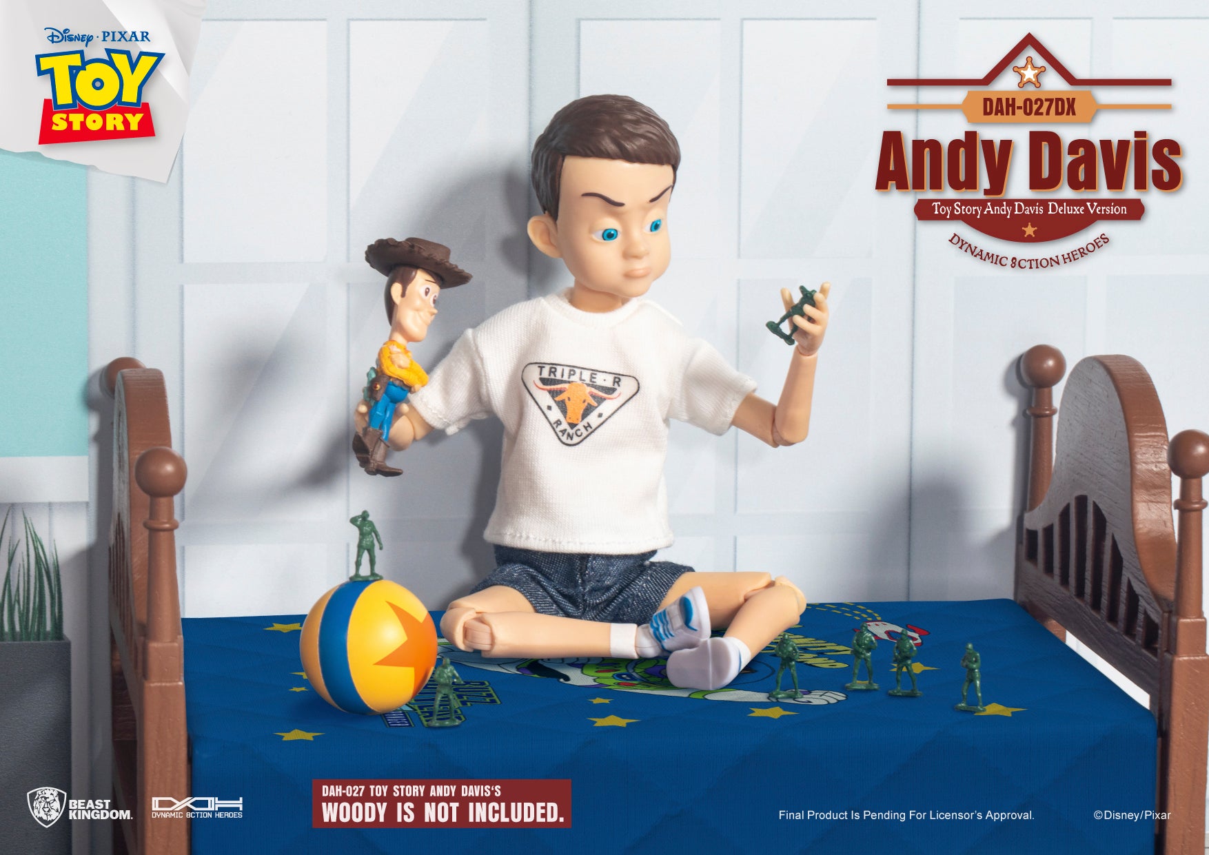 Beast Kingdom Dynamic Action Heroes: Disney Toy Story - Andy Davis Deluxe DAH-027DX