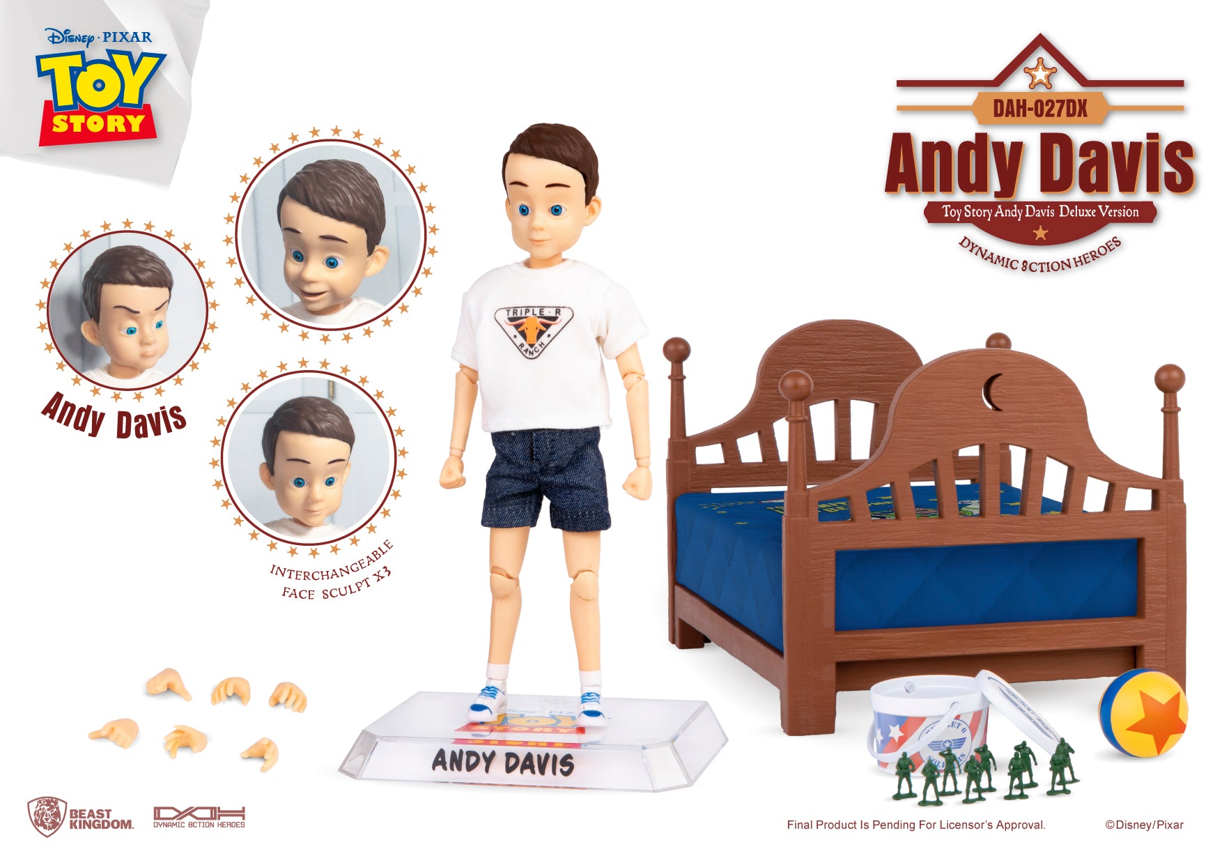 Beast Kingdom Dynamic Action Heroes: Disney Toy Story - Andy Davis Deluxe DAH-027DX