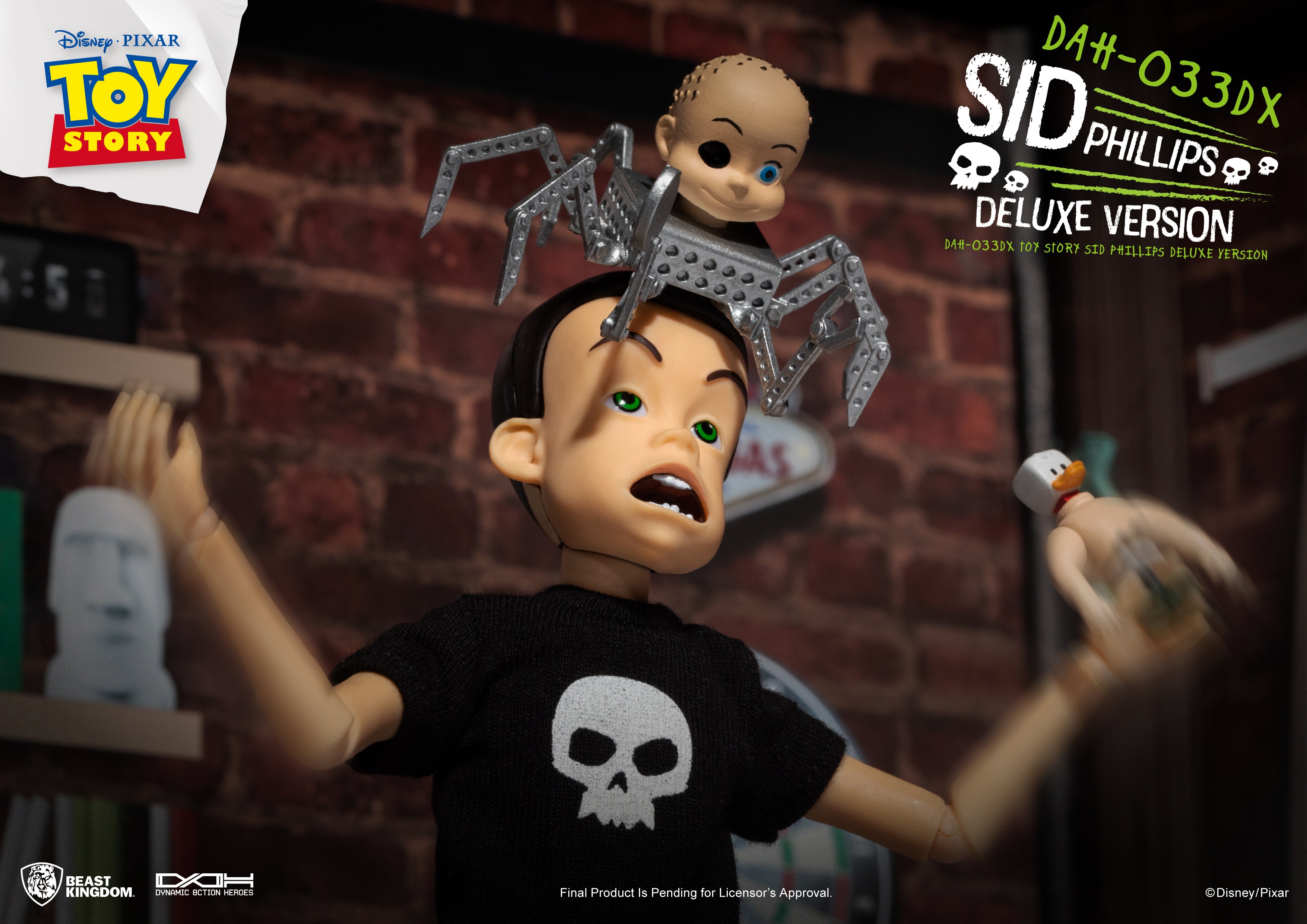 Beast Kingdom Dynamic Action Heroes: Disney Toy Story - Sid Philips Deluxe DAH-033DX
