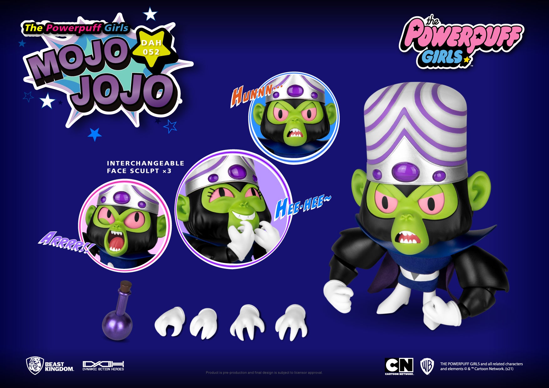 Beast Kingdom Dynamic Action Heroes: Las Chicas Superporderosas - Mojo Jojo