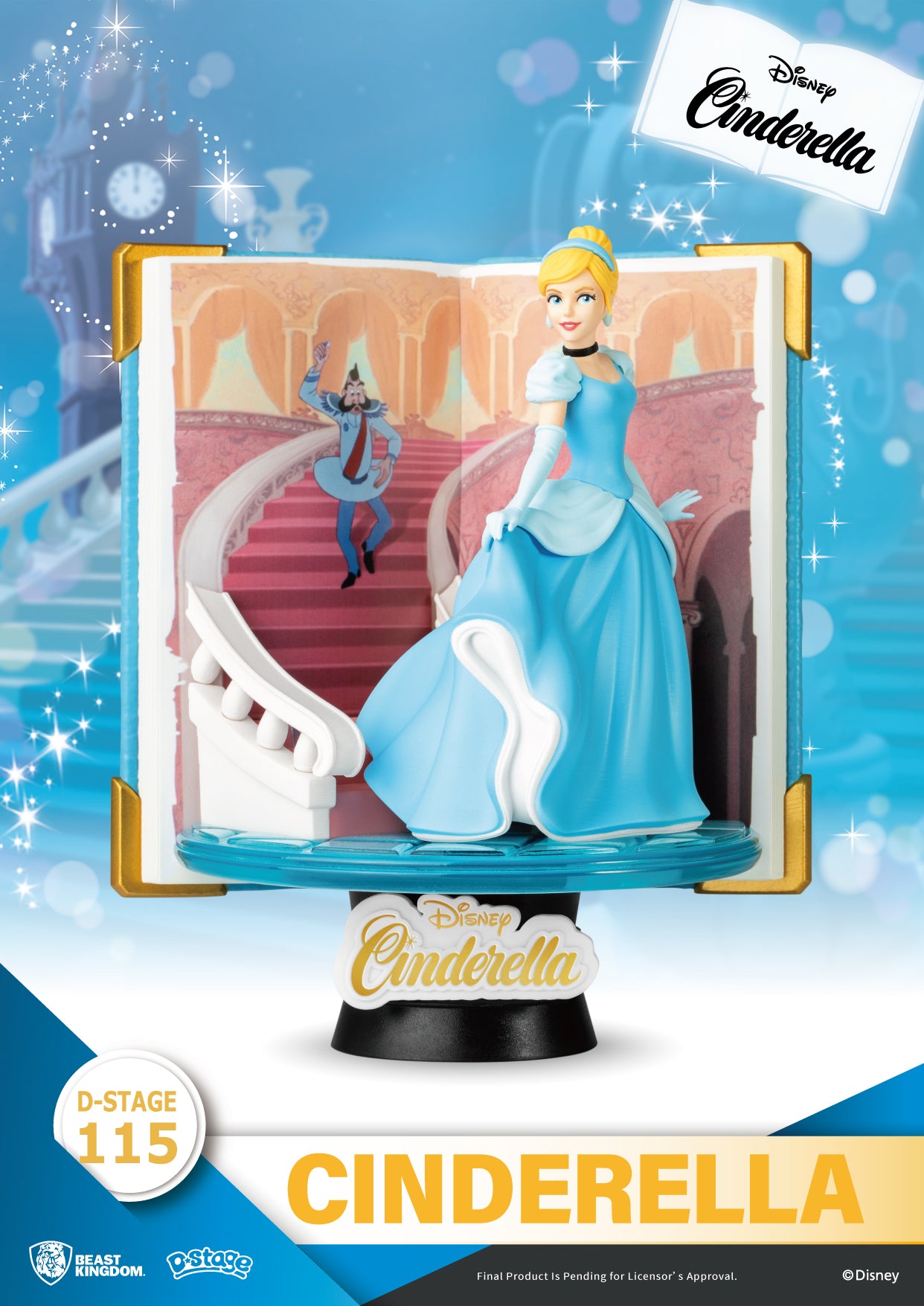 Beast Kingdom Diorama Stage Disney: Story Book Series La Cenicienta - Cenicienta Armable DS115