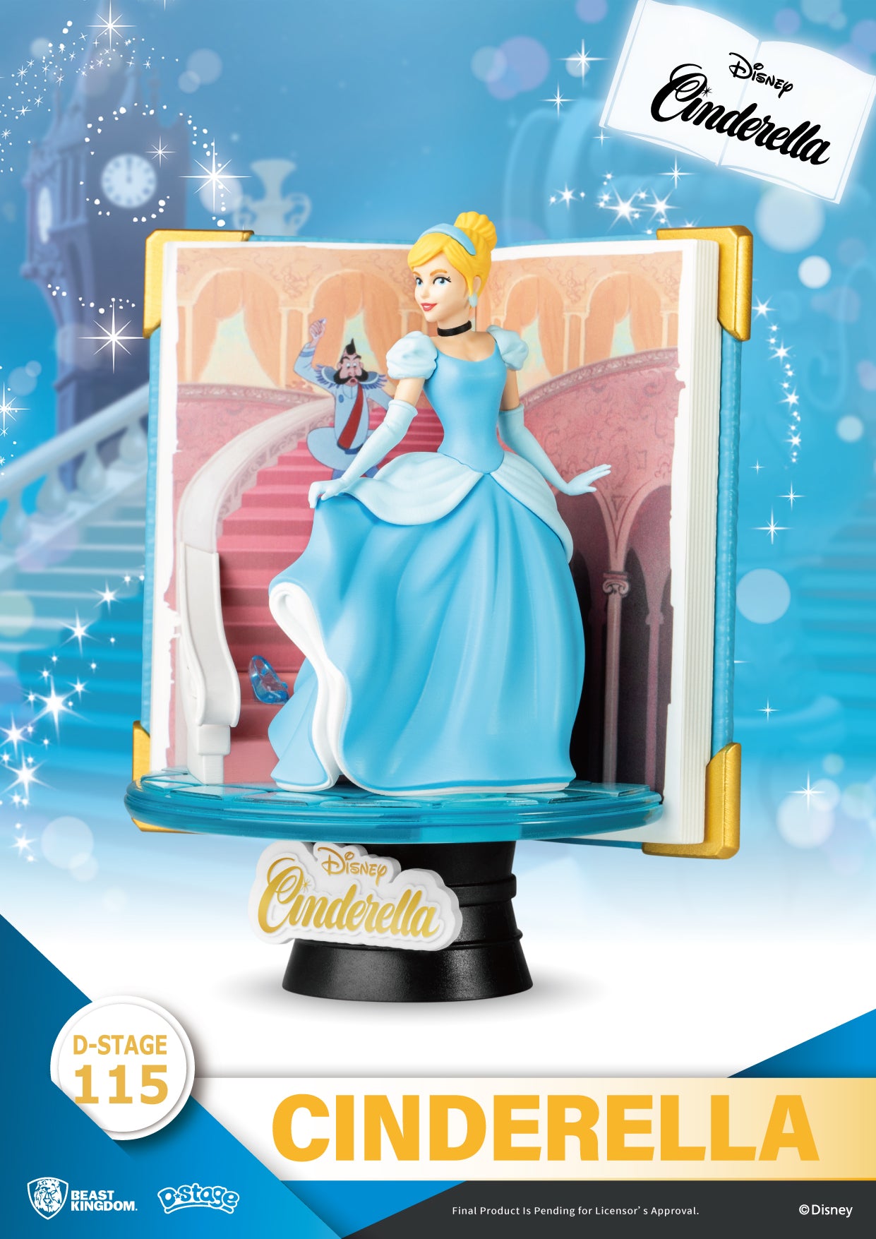 Beast Kingdom Diorama Stage Disney: Story Book Series La Cenicienta - Cenicienta DS115