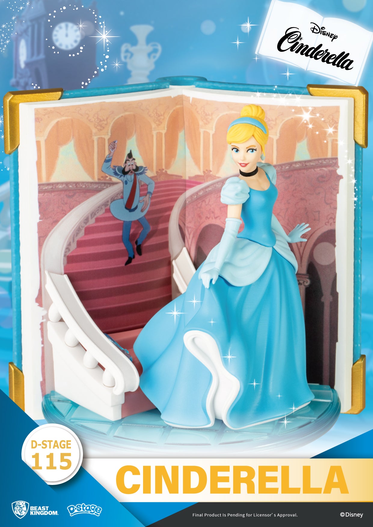 Beast Kingdom Diorama Stage Disney: Story Book Series La Cenicienta - Cenicienta DS115