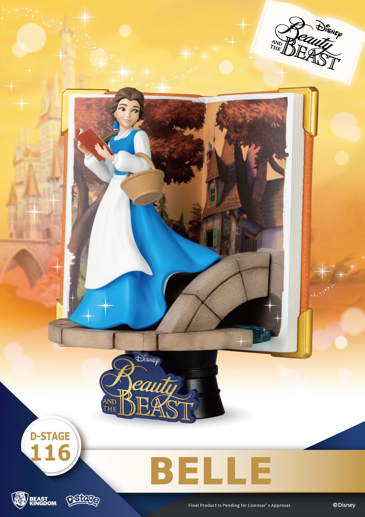 Beast Kingdom Diorama Stage Disney: Story Book Series La Bella y La Bestia - Bella Armable DS116