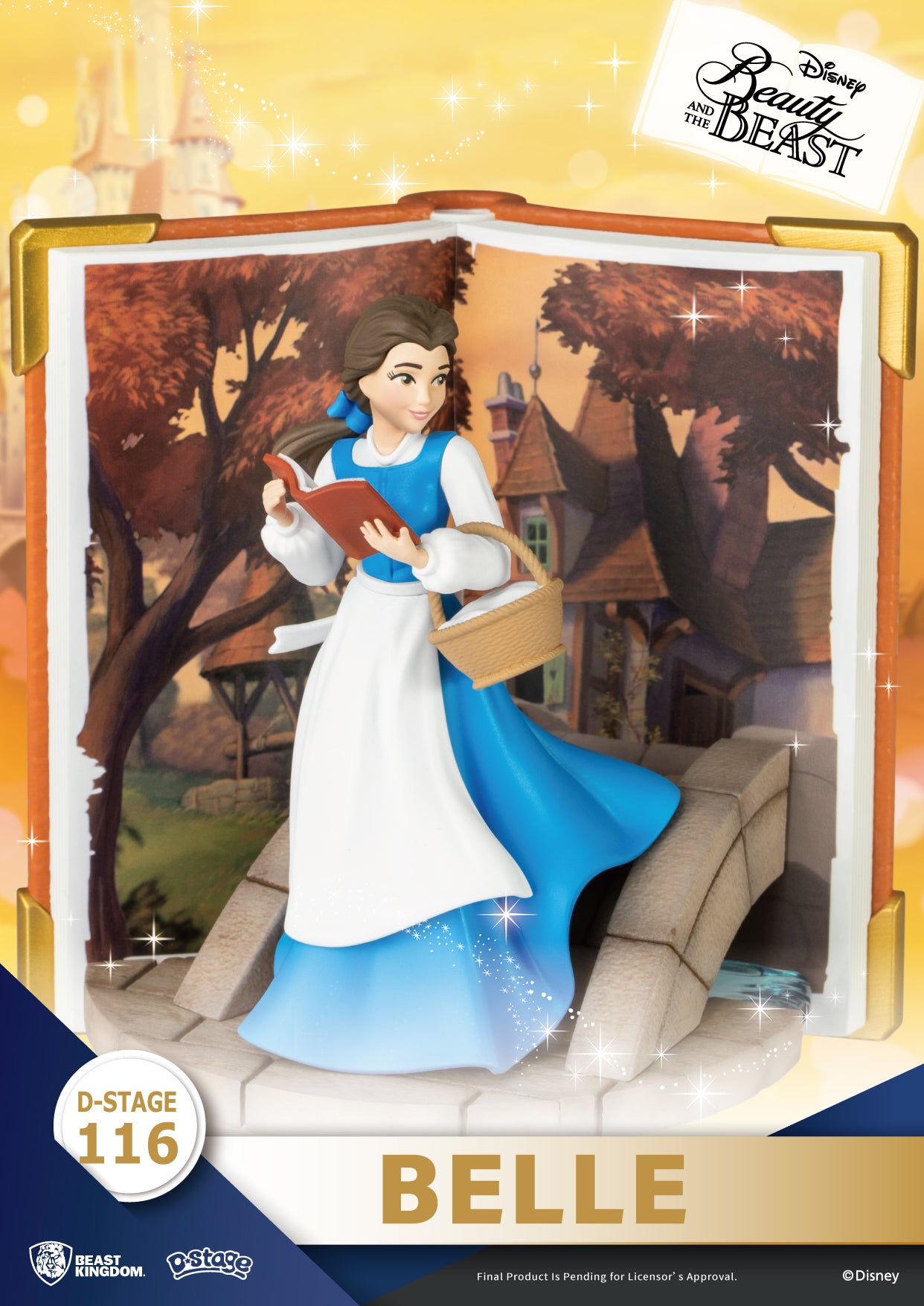 Beast Kingdom Diorama Stage Disney: Story Book Series La Bella y La Bestia - Bella Armable DS116