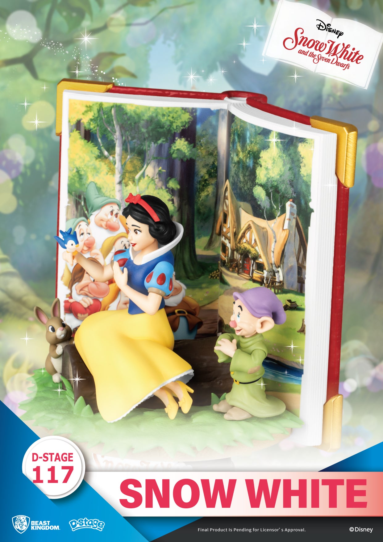 Beast Kingdom Diorama Stage Disney: Story Book Series Blancanieves - Blancanieves Armable DS117