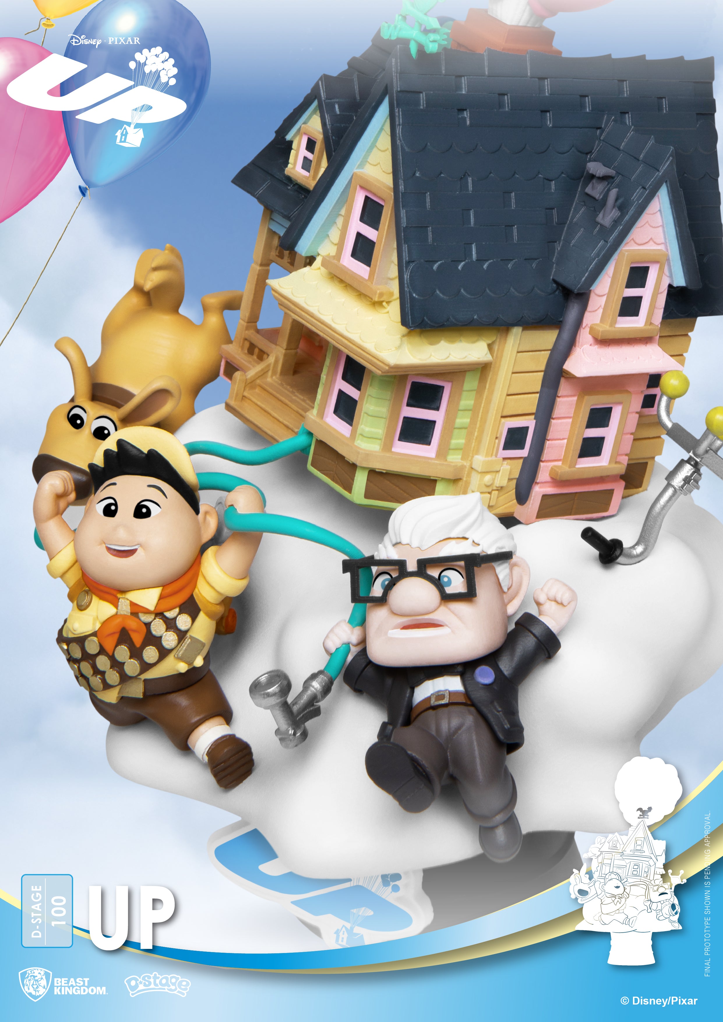 Beast Kingdom Diorama Stage Disney: UP - Casa con Globos