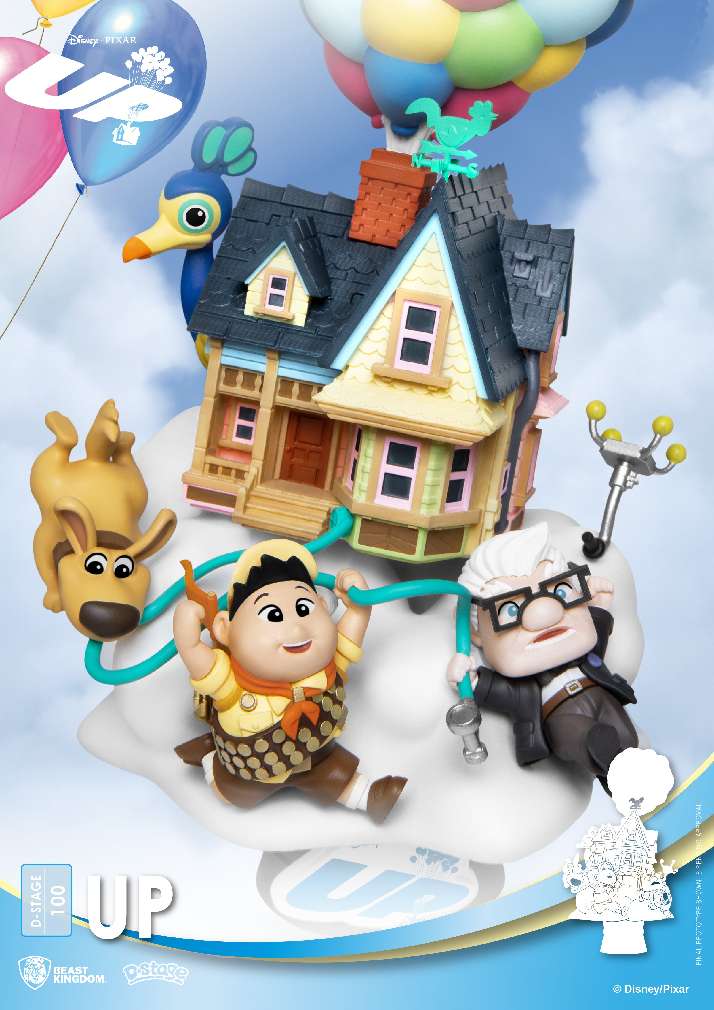 Beast Kingdom Diorama Stage Disney: UP - Casa con Globos