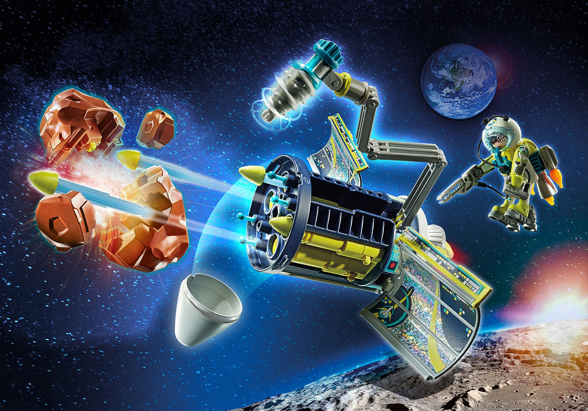 Playmobil Space Promo Pack: Destructor de Meteoritos 71369