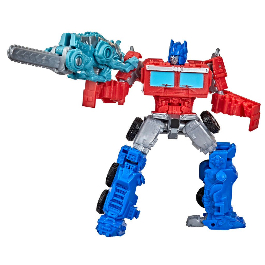 Transformers Rise Of The Beasts Optimus Prime Con Chainclaw Weaponize Distrito Max