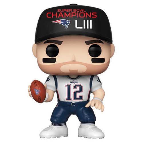 Funko Pop NFL: Patriots - Tom Brady Gorra Super Bowl