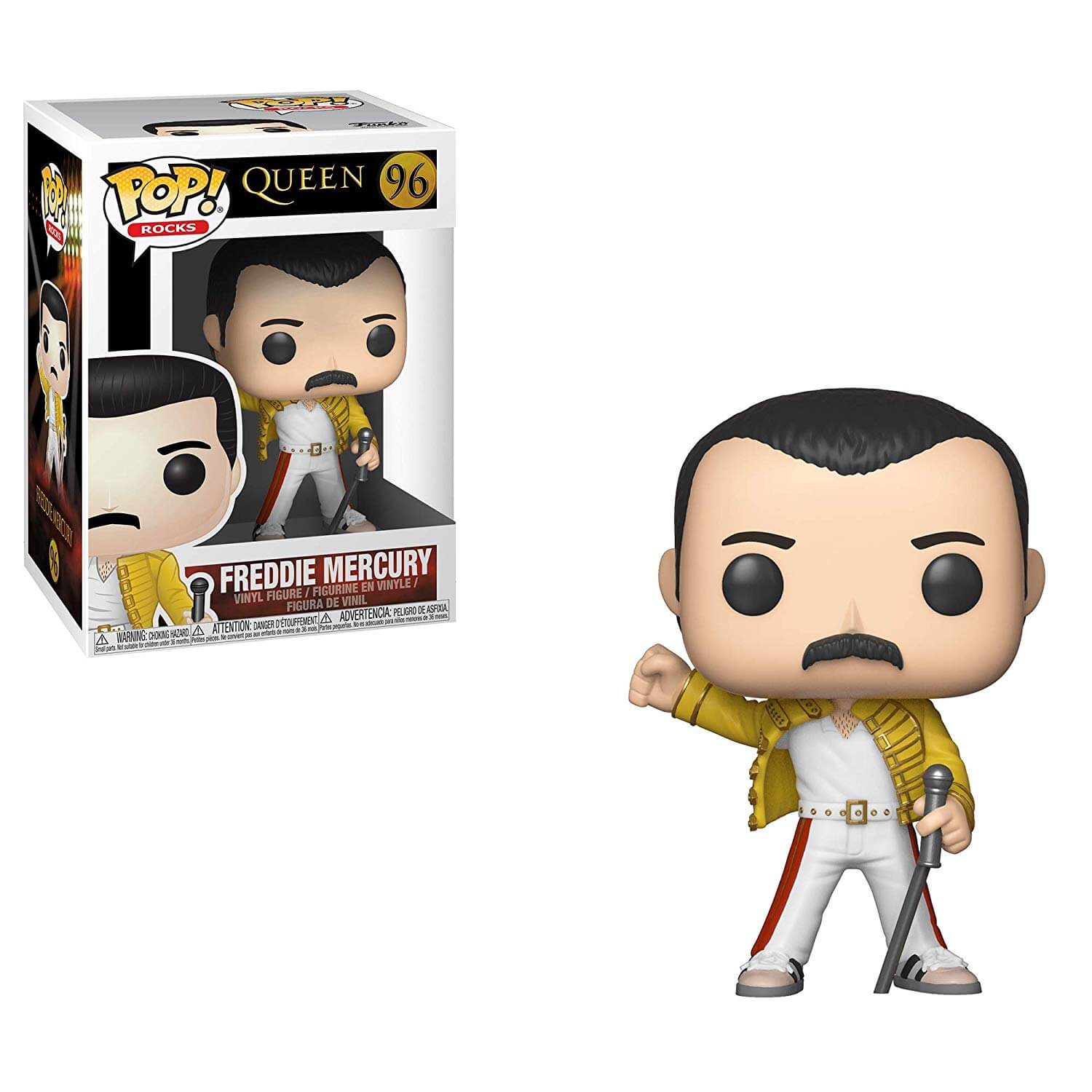 Funko Pop Rocks: Queen - Freddy Mercury Wembley 1986