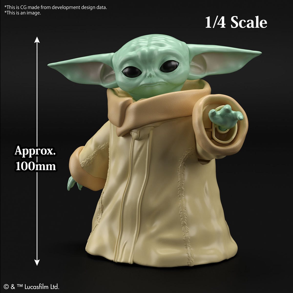 Bandai Hobby Gunpla Model Kit: Star Wars The Mandalorian - Grogu Escala 1/4