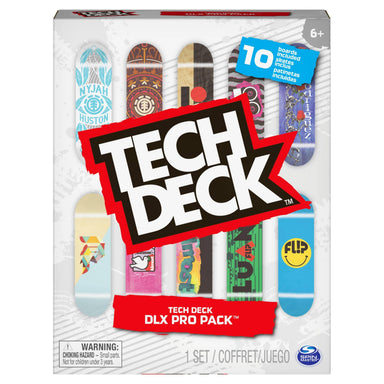 Tech Deck: Set Deluxe Pro Pack - 10 Patinetas Coleccionables