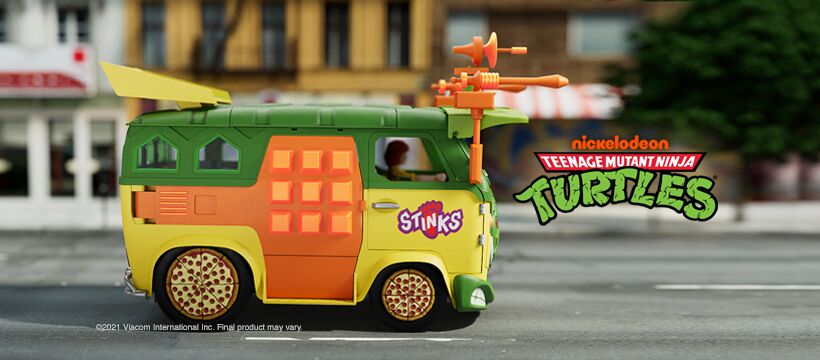 Super7 Ultimates: TMNT Tortugas Ninja - Camioneta Turtle Party Wagon