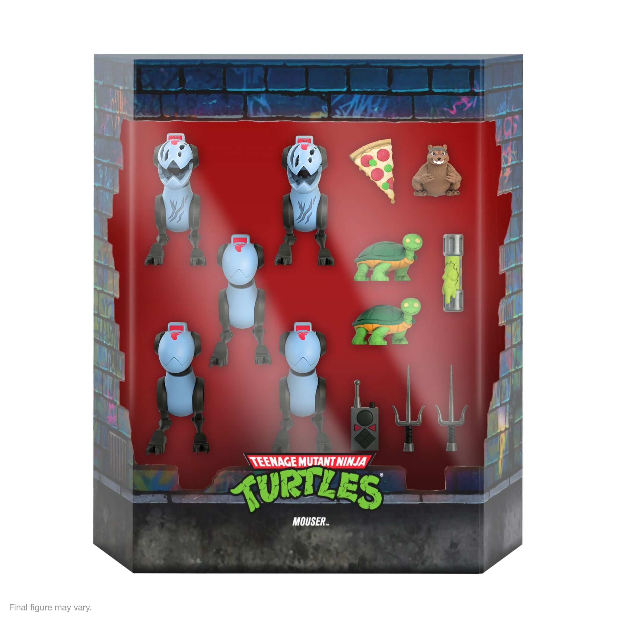 Super7 Ultimates: TMNT Tortugas Ninja - Mousers 5 Pack