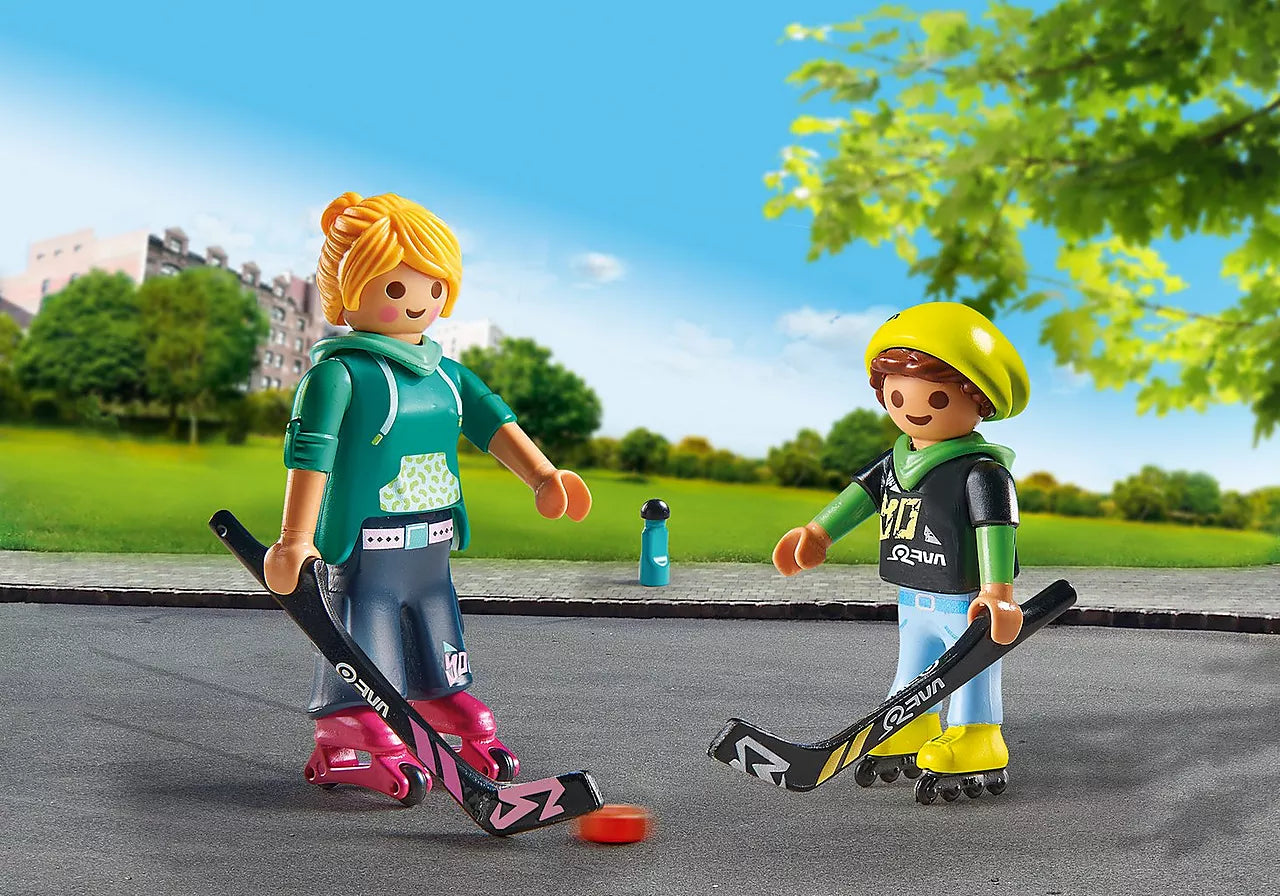 Playmobil Duo Pack: Hockey Sobre Patines 71209