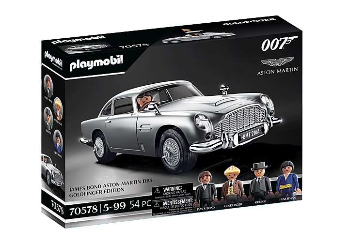 Playmobil Aston Martin: James Bond Aston Martin DB5 Edicion Goldfinger 70578