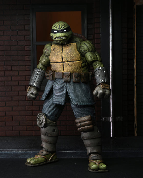 NECA Figura de Accion Ultimate: TMNT Tortugas Ninja IDW Comics - The Last Ronin Sin Armadura 7 Pulgadas