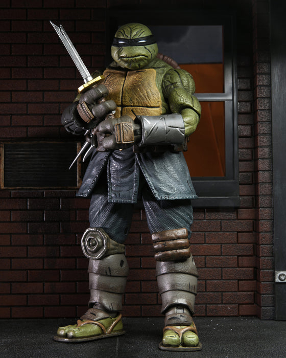 NECA Figura de Accion Ultimate: TMNT Tortugas Ninja IDW Comics - The Last Ronin Sin Armadura 7 Pulgadas