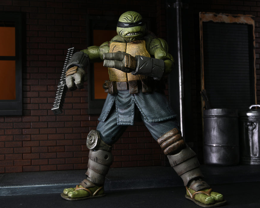 NECA Figura de Accion Ultimate: TMNT Tortugas Ninja IDW Comics - The Last Ronin Sin Armadura 7 Pulgadas