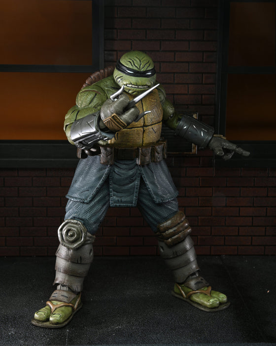 NECA Figura de Accion Ultimate: TMNT Tortugas Ninja IDW Comics - The Last Ronin Sin Armadura 7 Pulgadas