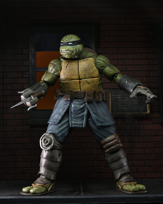 NECA Figura de Accion Ultimate: TMNT Tortugas Ninja IDW Comics - The Last Ronin Sin Armadura 7 Pulgadas