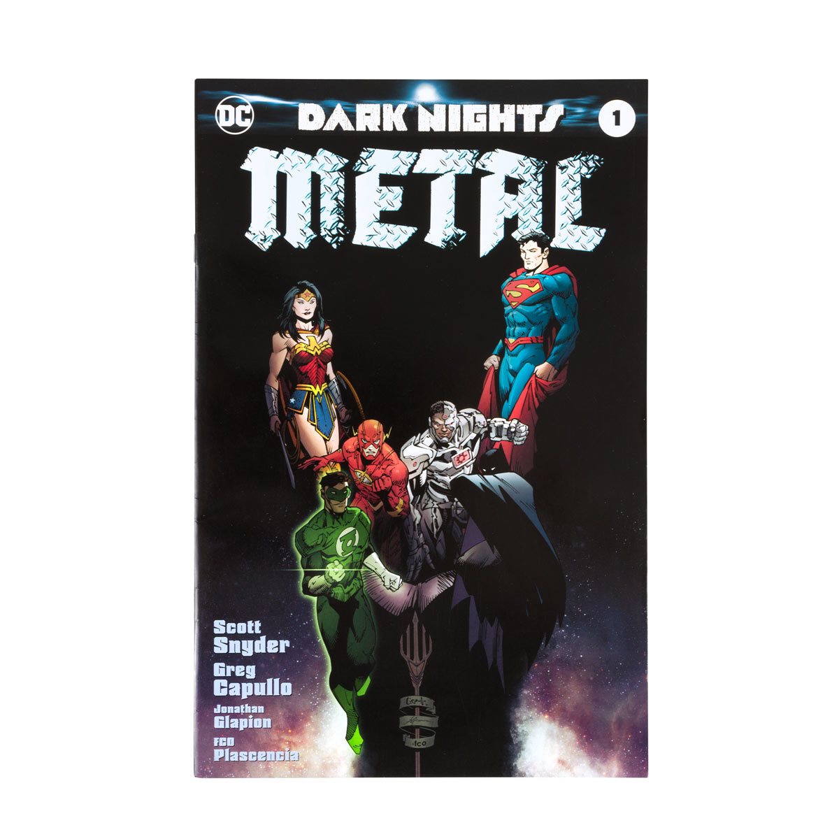 DC Direct Page Punchers: Batman Dark Nights Metal 1 - Batman que Rie y Red Death 2 Pack con Comic