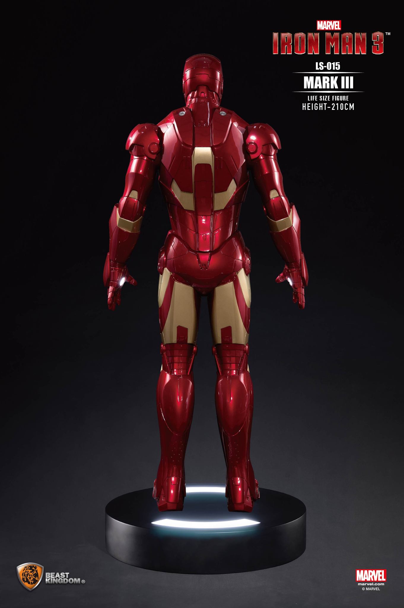 Beast Kingdom Life Size Marvel: Iron Man 3 - Mark III Escala 1/1