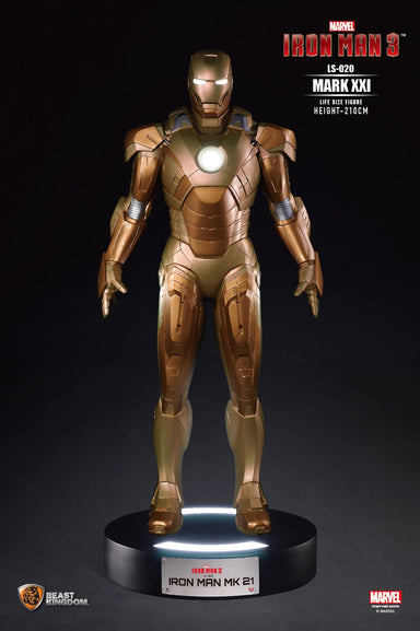 Beast Kingdom Life Size Marvel: Iron Man 3 - Mark XXI Escala 1/1