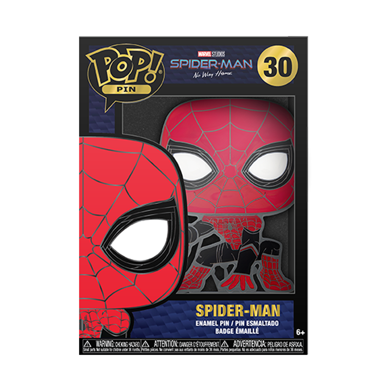 Funko Pop Pins: Marvel Spiderman - Tom Holland Pin Esmaltado